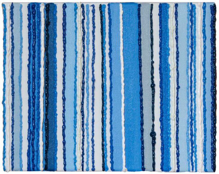 Nr. 609/2 • Schattenlinien griechisch • Öl a. Lwd. • 2013 • 30 x 24 x 2,7 cm