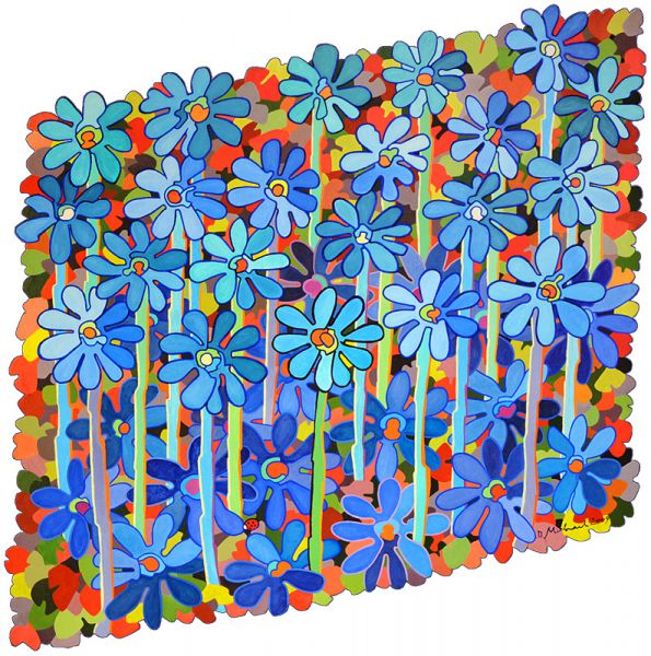 Nr. 351 • Schwarzblume • Öl a. Lwd. • 2009 • 110 x 119 cm