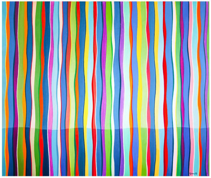 Nr. 609/1 • Licht über Schatten, Carneval • Öl a. Lwd. • 2013 • 120 x 100 x 4,5 cm