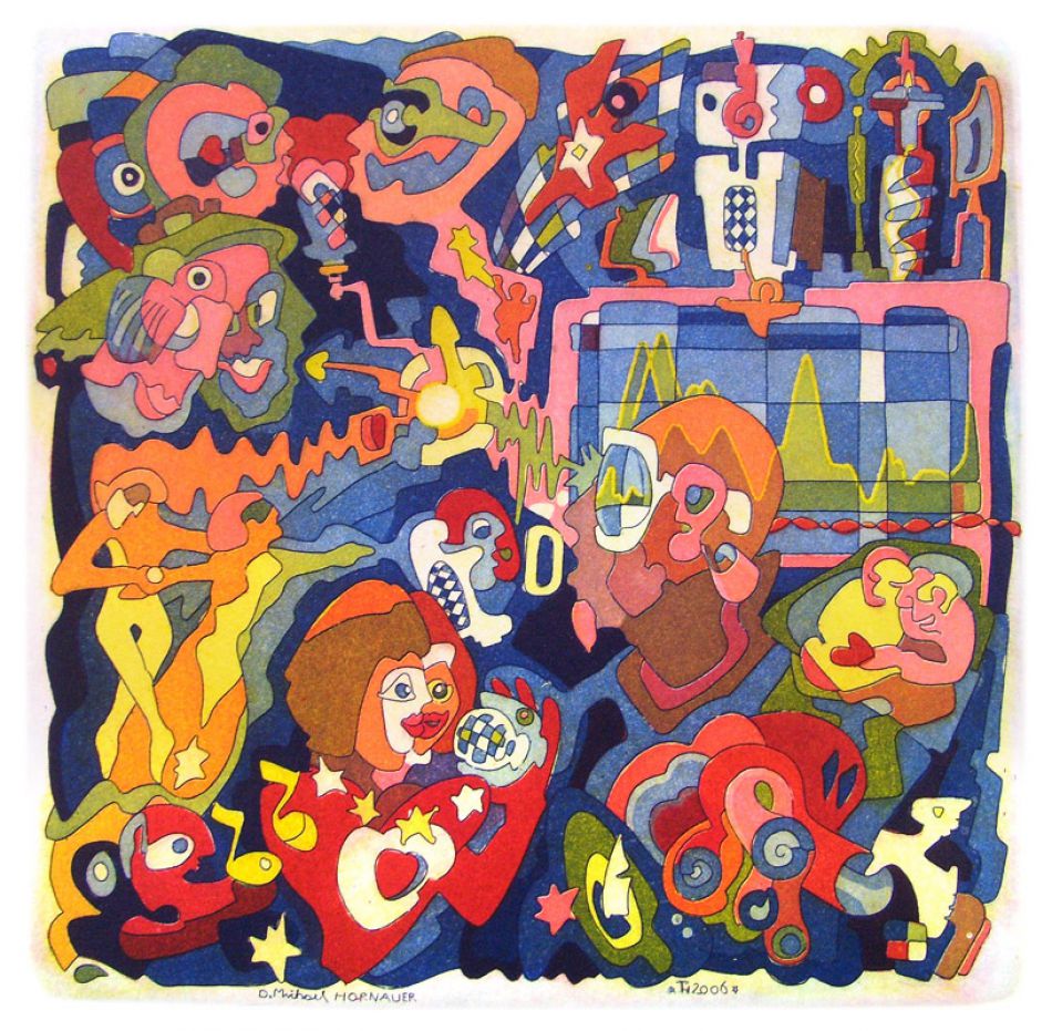 Herzton • Aquatinta auf Bütten • 2006 • 20 x 20 cm